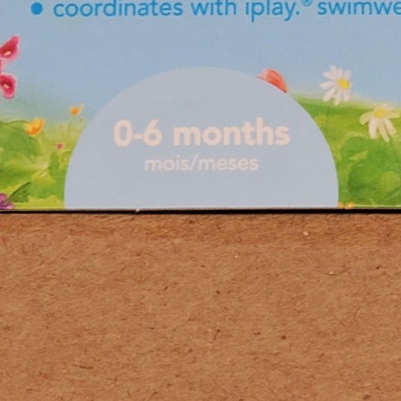 I Play Sun Protection Hat 0-6 Months Green, New - Picture 8 of 12